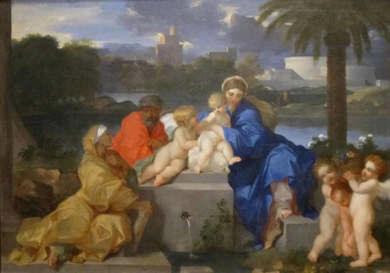 La Sacra Famiglia con i Santi Elisabetta e il Bambino Giovanni Battista